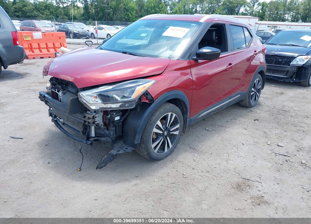 2019 NISSAN KICKS SR VIN: 3N1CP5CU0KL505260