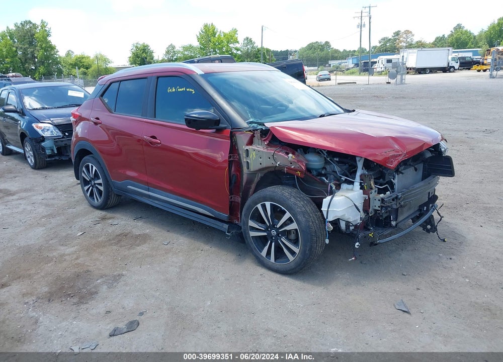 2019 NISSAN KICKS SR VIN: 3N1CP5CU0KL505260