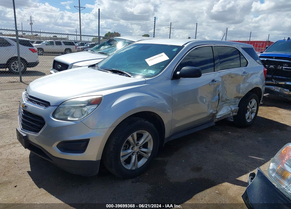 2016 CHEVROLET EQUINOX LS VIN: 2GNALBEK0G1187375