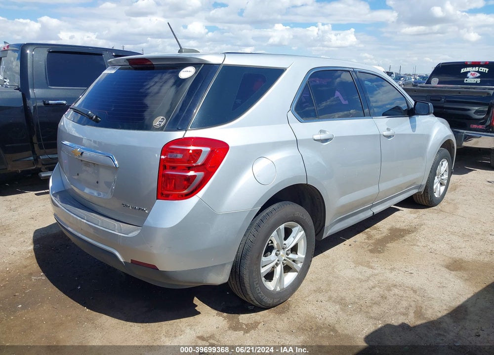 2016 CHEVROLET EQUINOX LS VIN: 2GNALBEK0G1187375