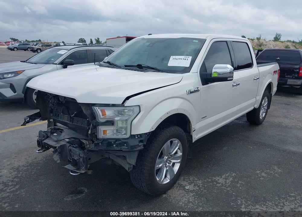 2016 FORD F-150 PLATINUM VIN: 1FTEW1EG6GFB26273
