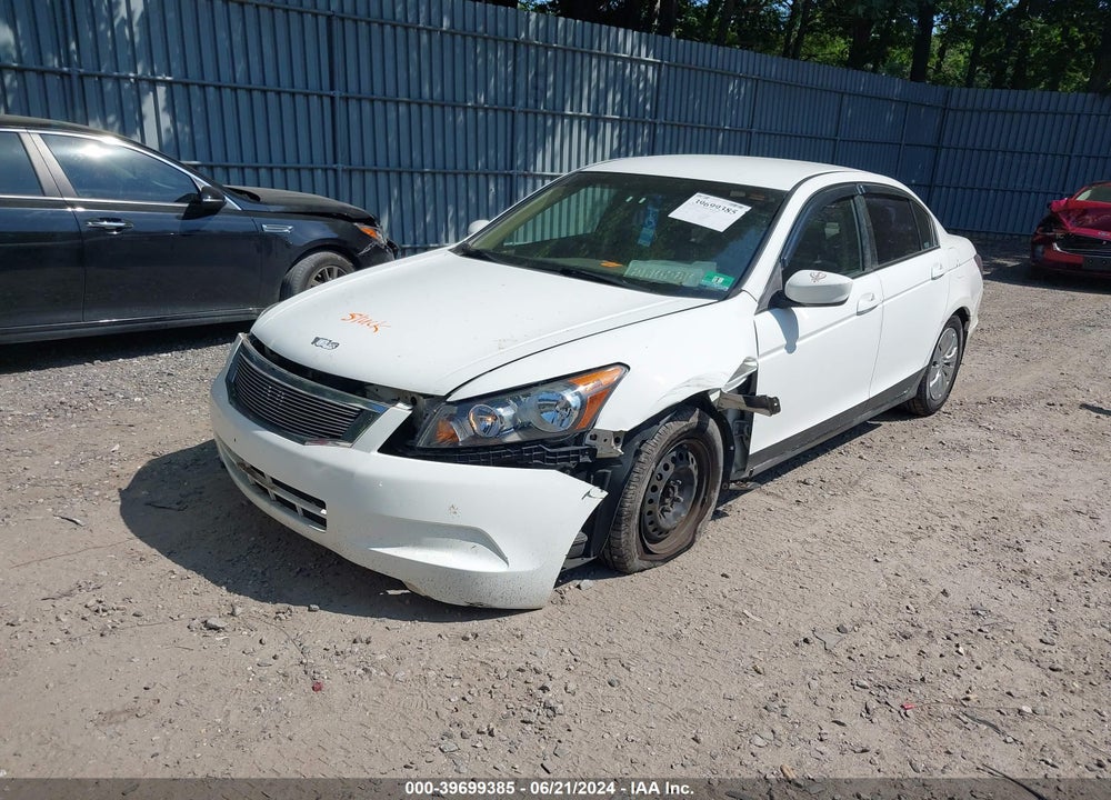 2010 HONDA ACCORD 2.4 LX VIN: 1HGCP2F30AA072500