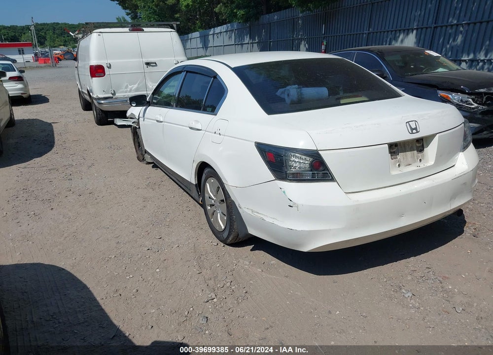 2010 HONDA ACCORD 2.4 LX VIN: 1HGCP2F30AA072500