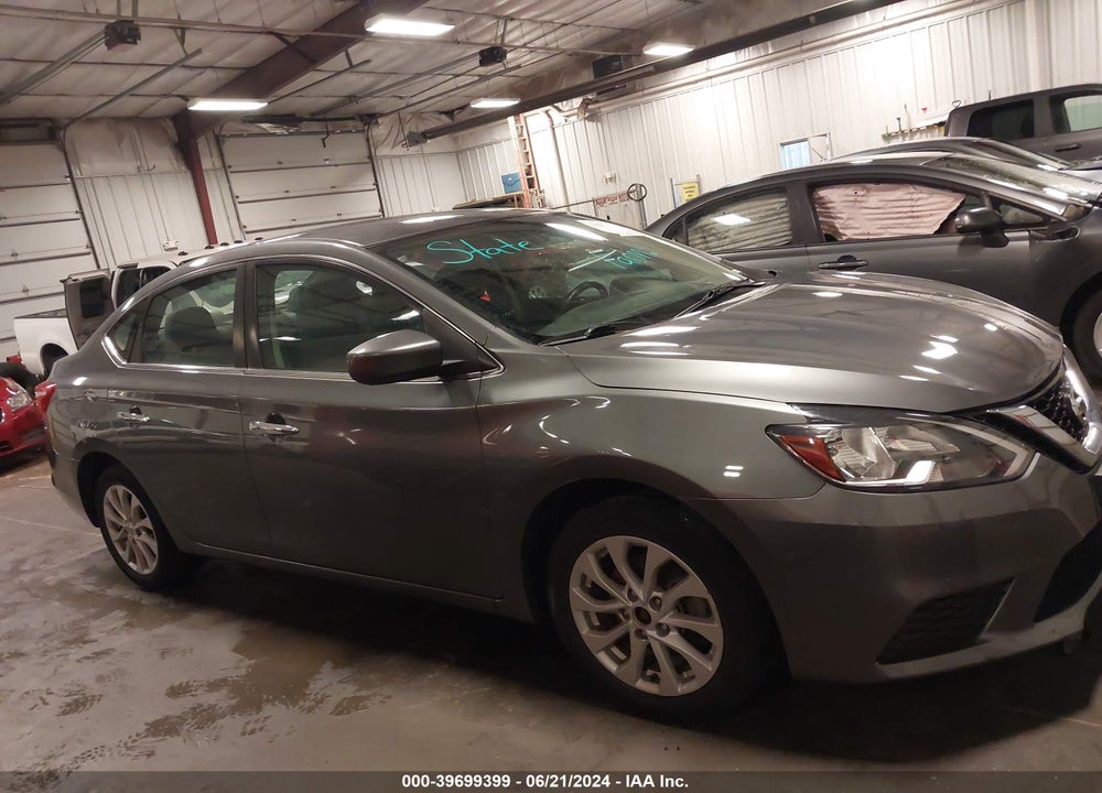 2019 NISSAN SENTRA SV VIN: 3N1AB7AP9KL625556