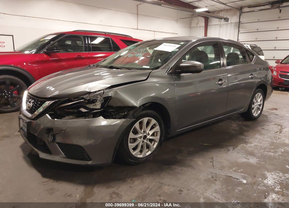 2019 NISSAN SENTRA SV VIN: 3N1AB7AP9KL625556