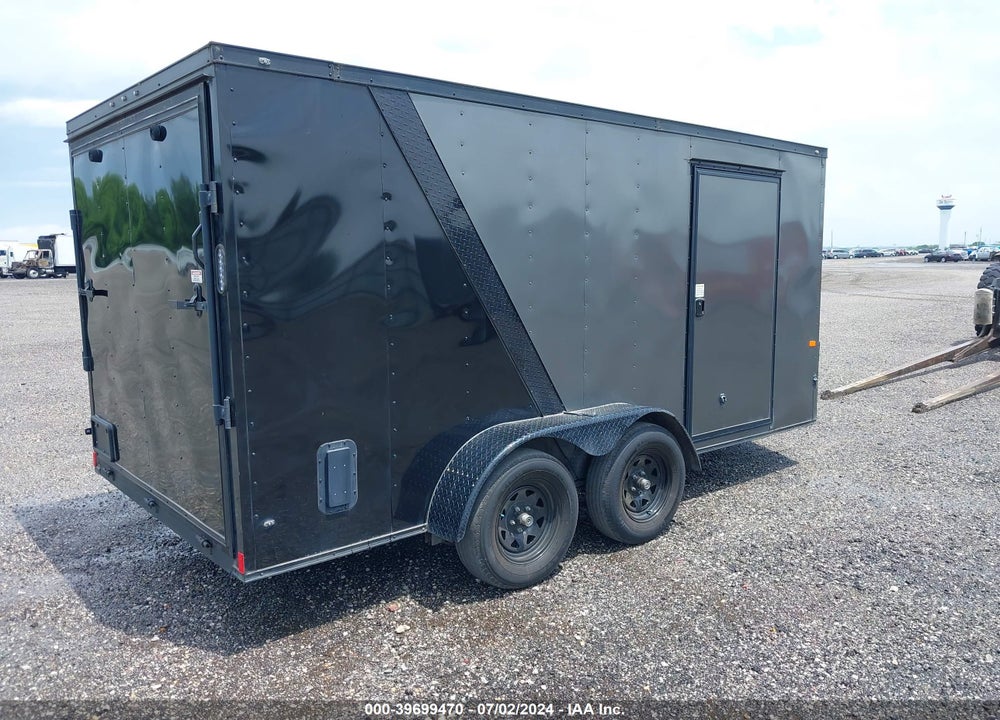 2022 ROCK SOLID CARGO ENCLOSED CARGO TRAIL VIN: 7H2BE1427ND036963