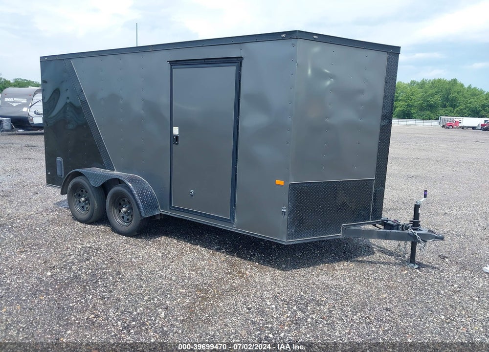 2022 ROCK SOLID CARGO ENCLOSED CARGO TRAIL VIN: 7H2BE1427ND036963