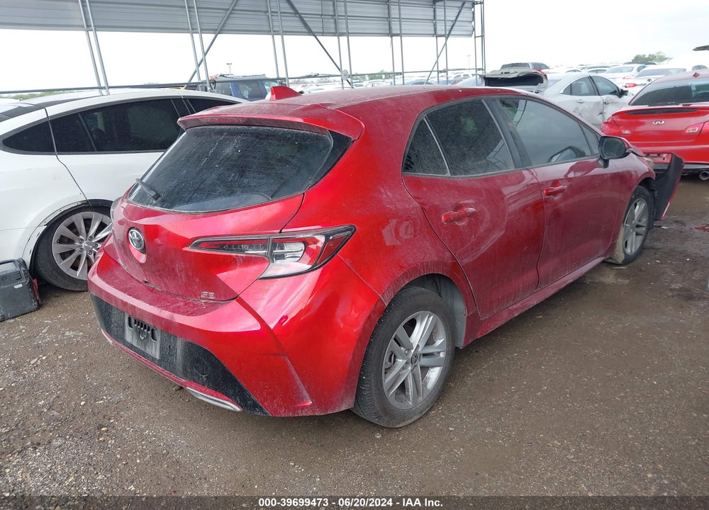 2022 TOYOTA COROLLA SE VIN: JTND4MBE2N3177995