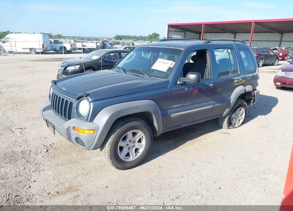2002 JEEP LIBERTY SPORT VIN: 1J4GL48K22W190042