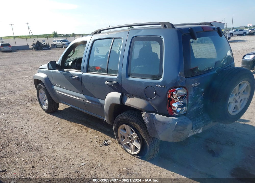 2002 JEEP LIBERTY SPORT VIN: 1J4GL48K22W190042