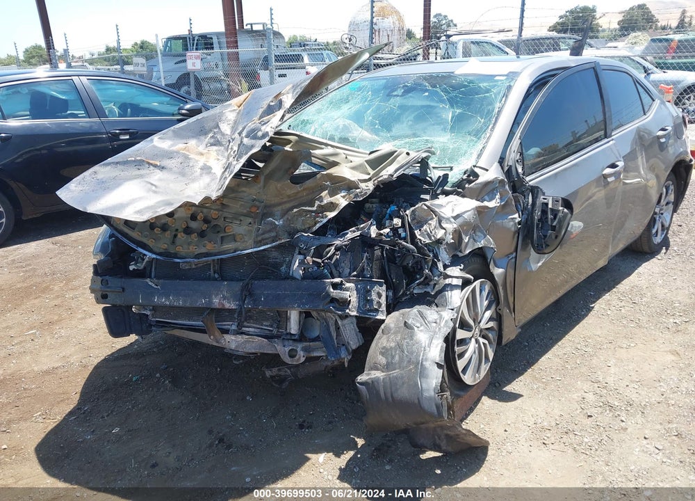 2017 TOYOTA COROLLA XLE VIN: 5YFBURHE0HP692764