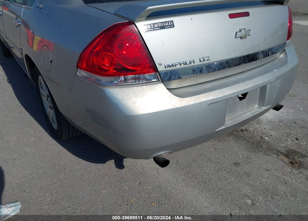 2007 CHEVROLET IMPALA LTZ VIN: 2G1WU58R479360749