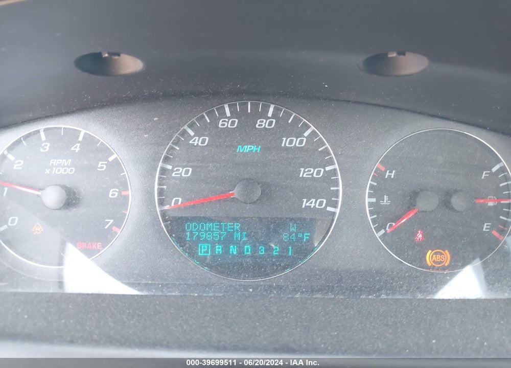 2007 CHEVROLET IMPALA LTZ VIN: 2G1WU58R479360749