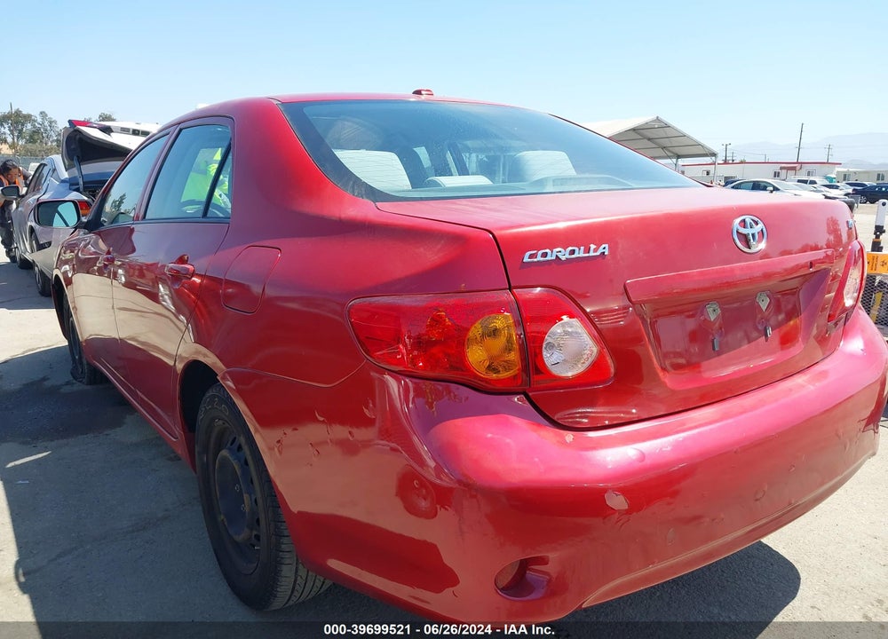 2009 TOYOTA COROLLA LE VIN: 1NXBU40E49Z118120