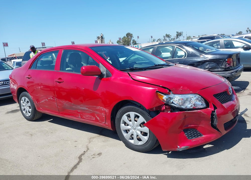 2009 TOYOTA COROLLA LE VIN: 1NXBU40E49Z118120