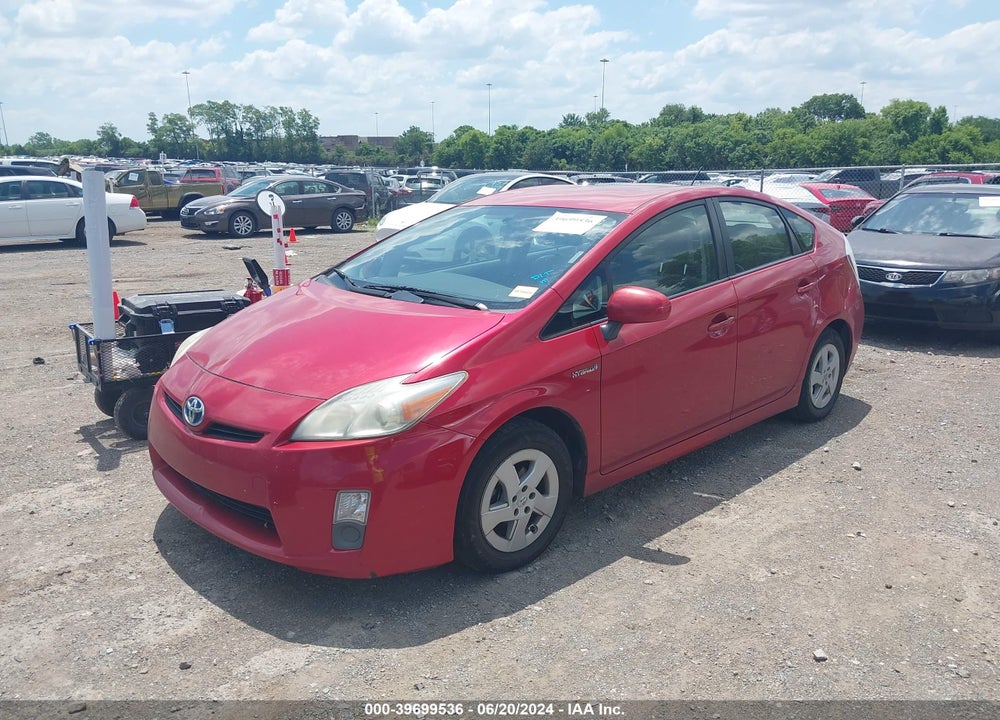 2010 TOYOTA PRIUS II VIN: JTDKN3DUXA0015440