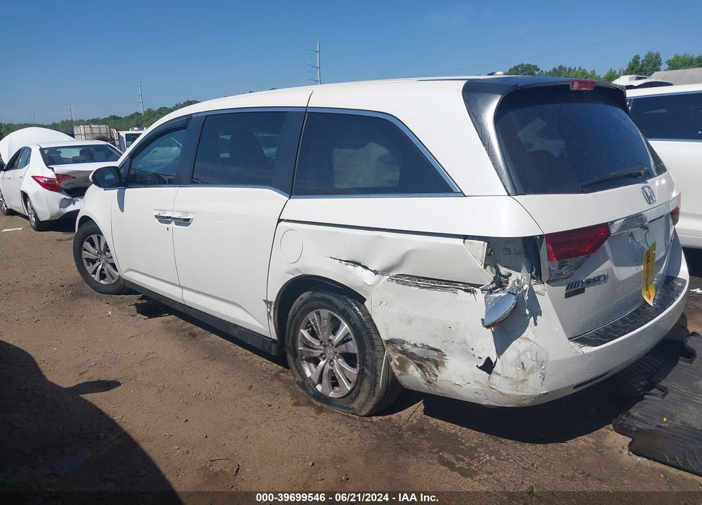 2016 HONDA ODYSSEY SE VIN: 5FNRL5H37GB087952