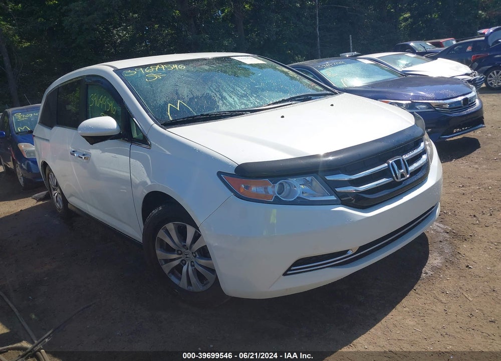 2016 HONDA ODYSSEY SE VIN: 5FNRL5H37GB087952
