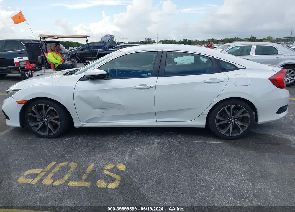 2020 HONDA CIVIC SPORT VIN: 2HGFC2F85LH532193