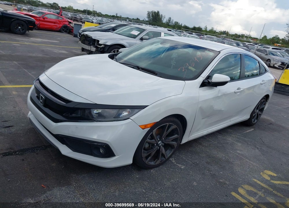 2020 HONDA CIVIC SPORT VIN: 2HGFC2F85LH532193