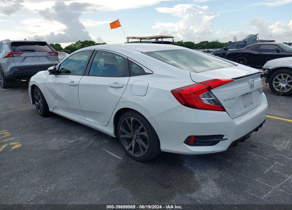 2020 HONDA CIVIC SPORT VIN: 2HGFC2F85LH532193