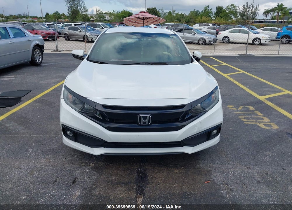 2020 HONDA CIVIC SPORT VIN: 2HGFC2F85LH532193