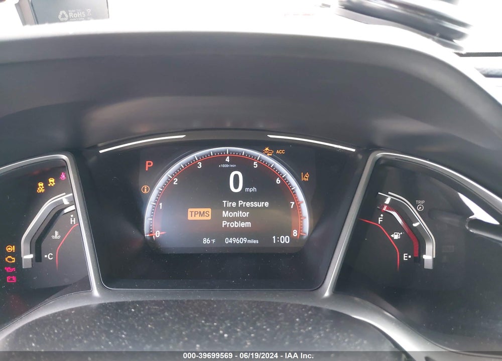 2020 HONDA CIVIC SPORT VIN: 2HGFC2F85LH532193