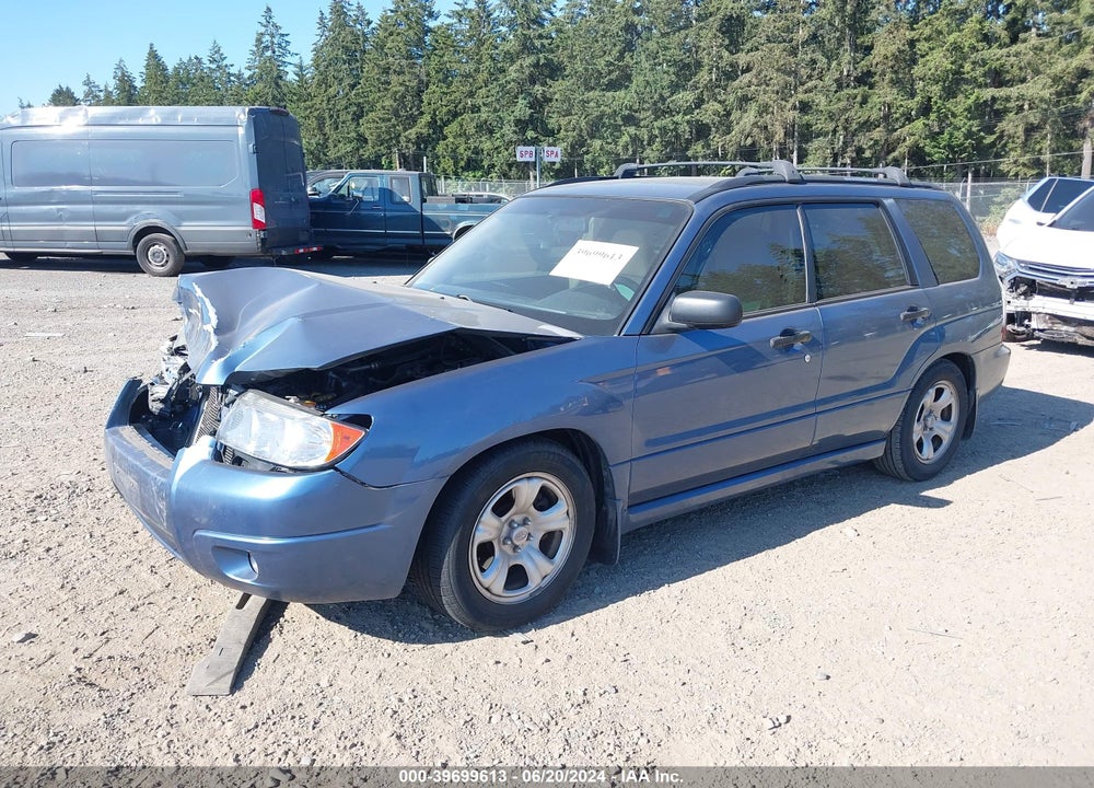 2007 SUBARU FORESTER 2.5X VIN: JF1SG63617H747101