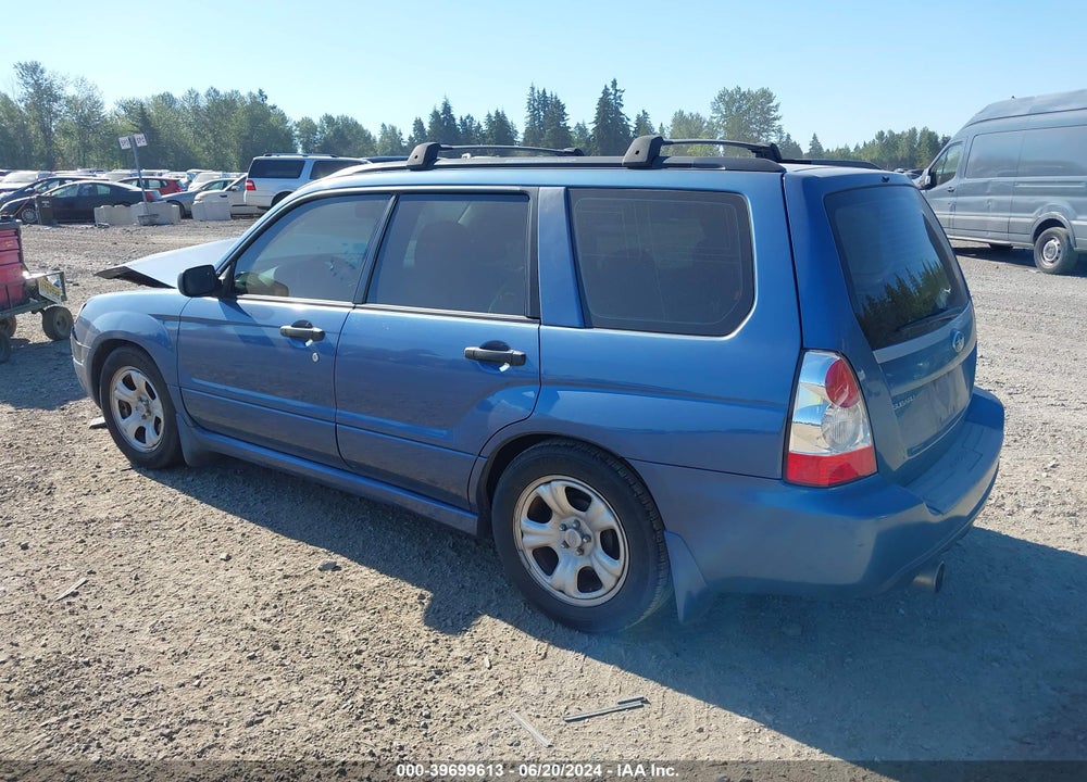 2007 SUBARU FORESTER 2.5X VIN: JF1SG63617H747101