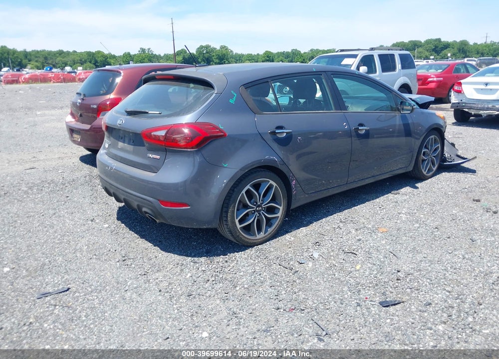 2015 KIA FORTE SX VIN: KNAFZ5A34F5283758