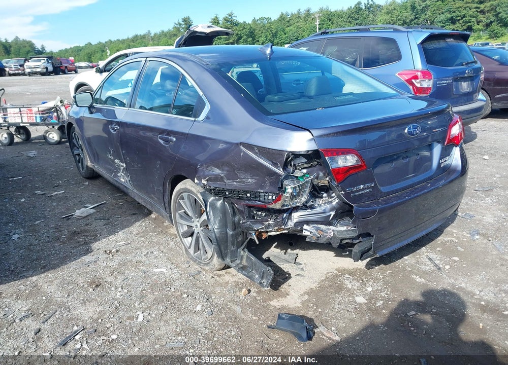2016 SUBARU LEGACY 2.5I LIMITED VIN: 4S3BNAN69G3019474