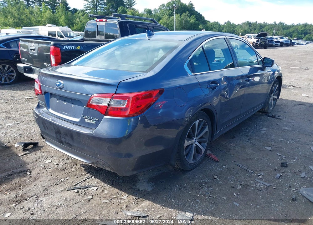 2016 SUBARU LEGACY 2.5I LIMITED VIN: 4S3BNAN69G3019474