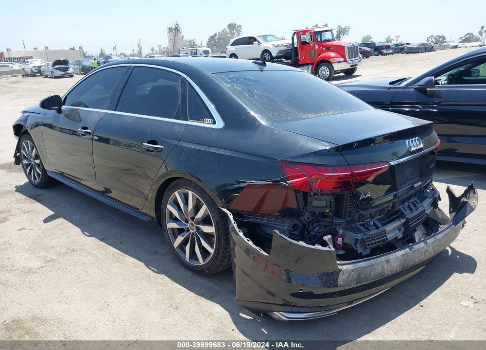 2023 AUDI A4 PREMIUM 40 TFSI QUATTRO S TRONIC VIN: WAUABAF41PN009878