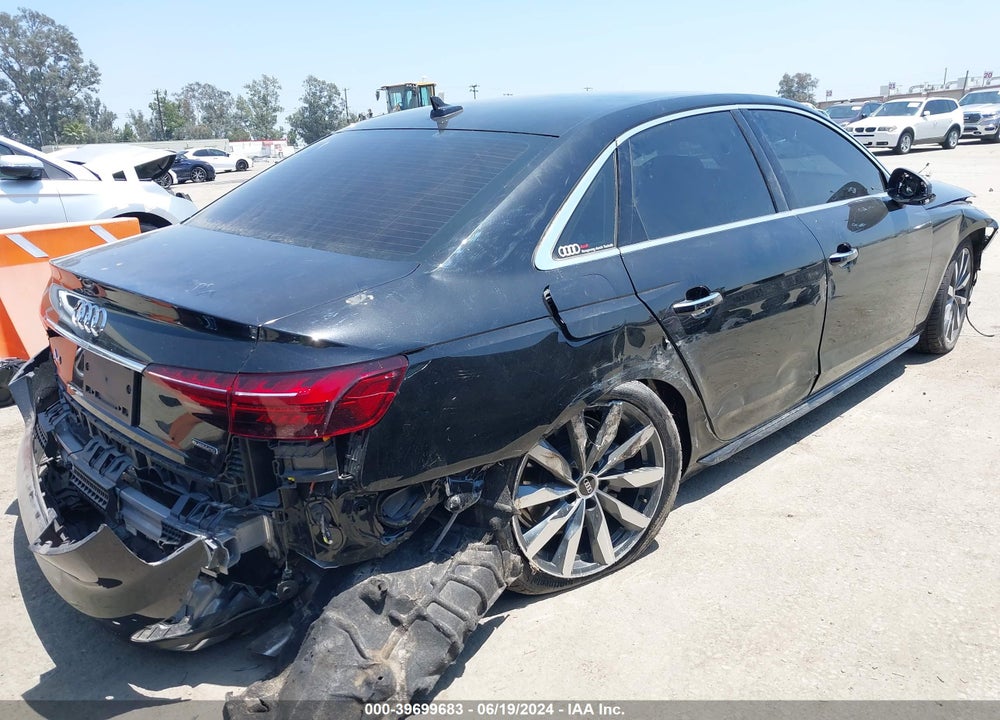 2023 AUDI A4 PREMIUM 40 TFSI QUATTRO S TRONIC VIN: WAUABAF41PN009878