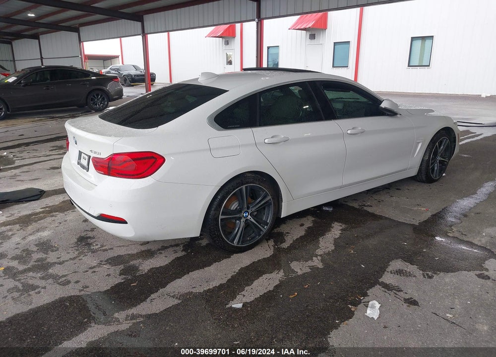 2019 BMW 430I GRAN COUPE XDRIVE VIN: WBA4J3C51KBL09908