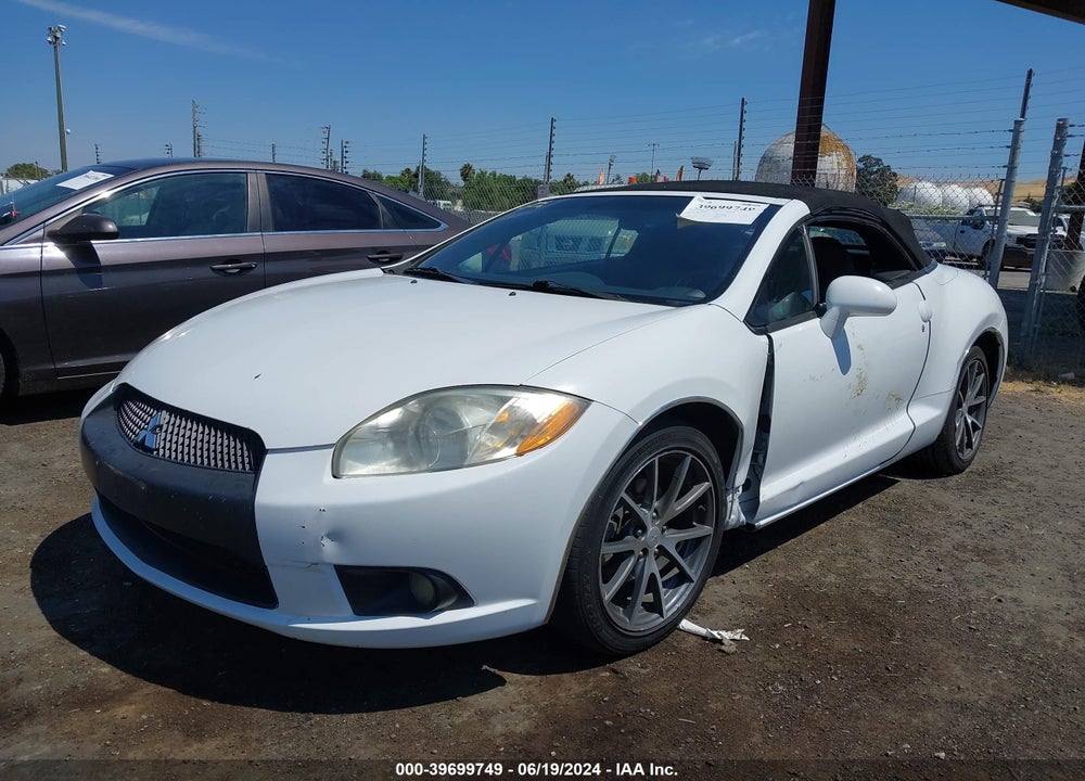 2012 MITSUBISHI ECLIPSE SPYDER GS SPORT VIN: 4A37L2EF0CE001877