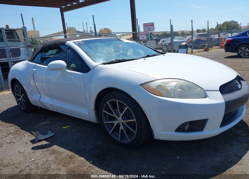 2012 MITSUBISHI ECLIPSE SPYDER GS SPORT VIN: 4A37L2EF0CE001877