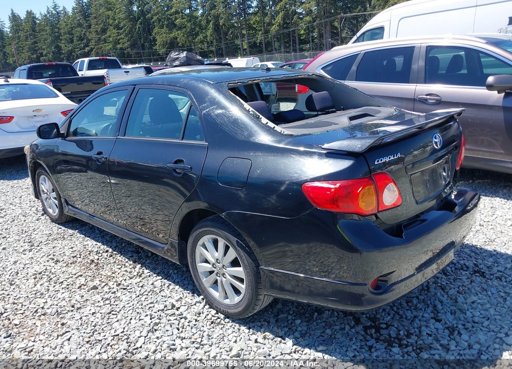 2009 TOYOTA COROLLA S VIN: 1NXBU40EX9Z069943