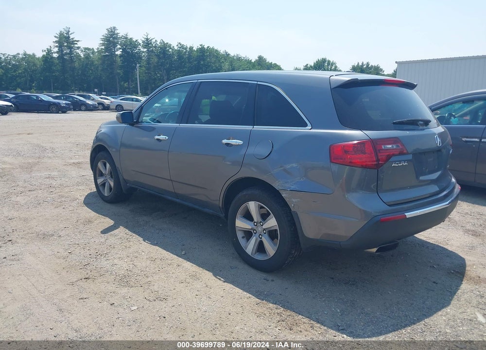 2011 ACURA MDX TECHNOLOGY PACKAGE VIN: 2HNYD2H69BH550253