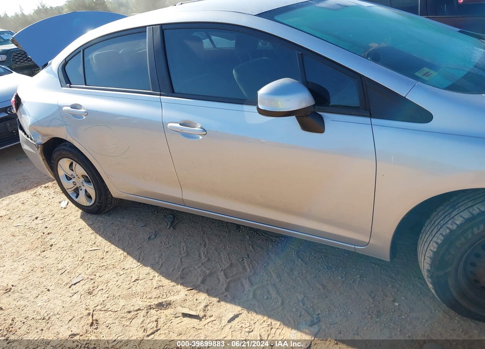 2013 HONDA CIVIC LX VIN: 2HGFB2F50DH595440