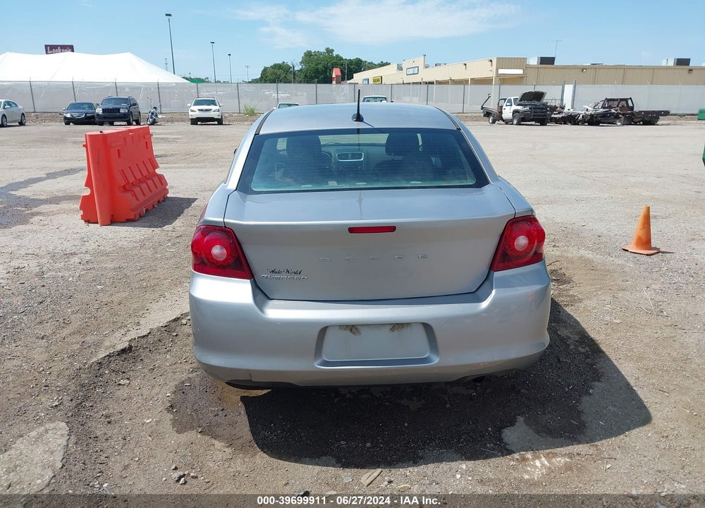 2014 DODGE AVENGER SE VIN: 1C3CDZAB8EN162589