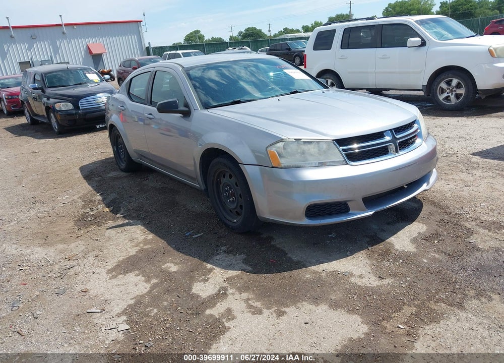 2014 DODGE AVENGER SE VIN: 1C3CDZAB8EN162589
