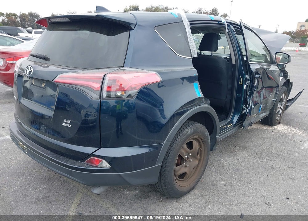 2018 TOYOTA RAV4 LE VIN: JTMBFREVXJJ737881