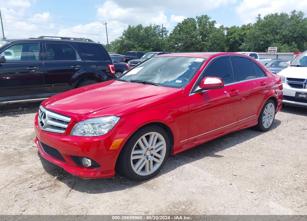 2008 MERCEDES-BENZ C 300 LUXURY/SPORT VIN: WDDGF54XX8R035949