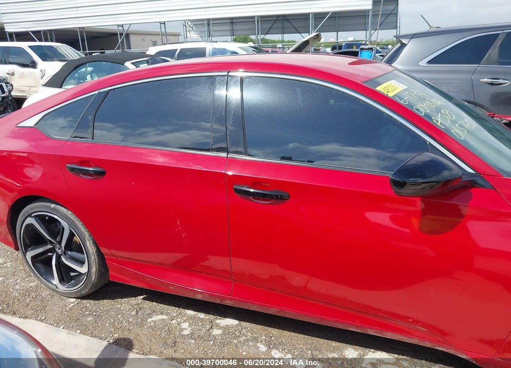 2022 HONDA ACCORD SPORT VIN: 1HGCV1F37NA015765