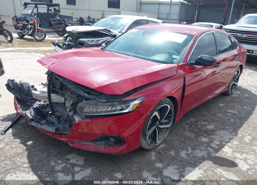 2022 HONDA ACCORD SPORT VIN: 1HGCV1F37NA015765