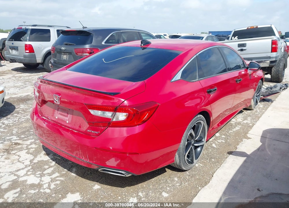 2022 HONDA ACCORD SPORT VIN: 1HGCV1F37NA015765