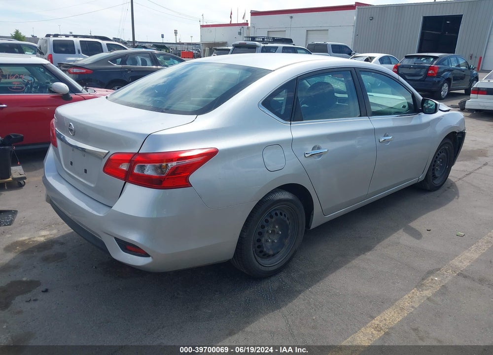 2018 NISSAN SENTRA S VIN: 3N1AB7AP3JY287525