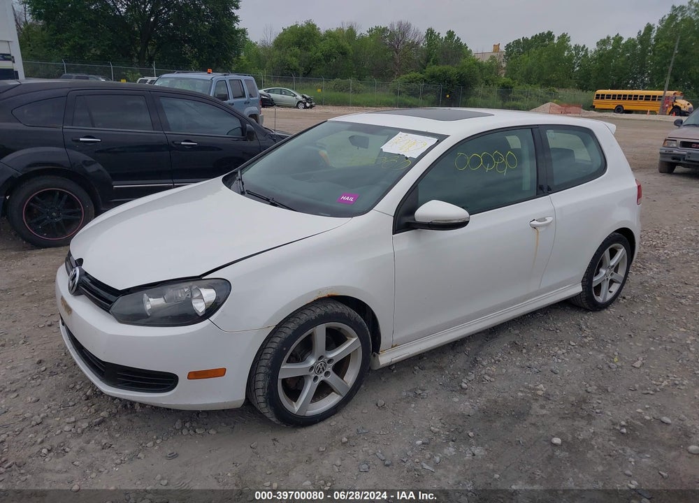 2011 VOLKSWAGEN GOLF 2.5L 2-DOOR VIN: WVWBA7AJ3BW288537