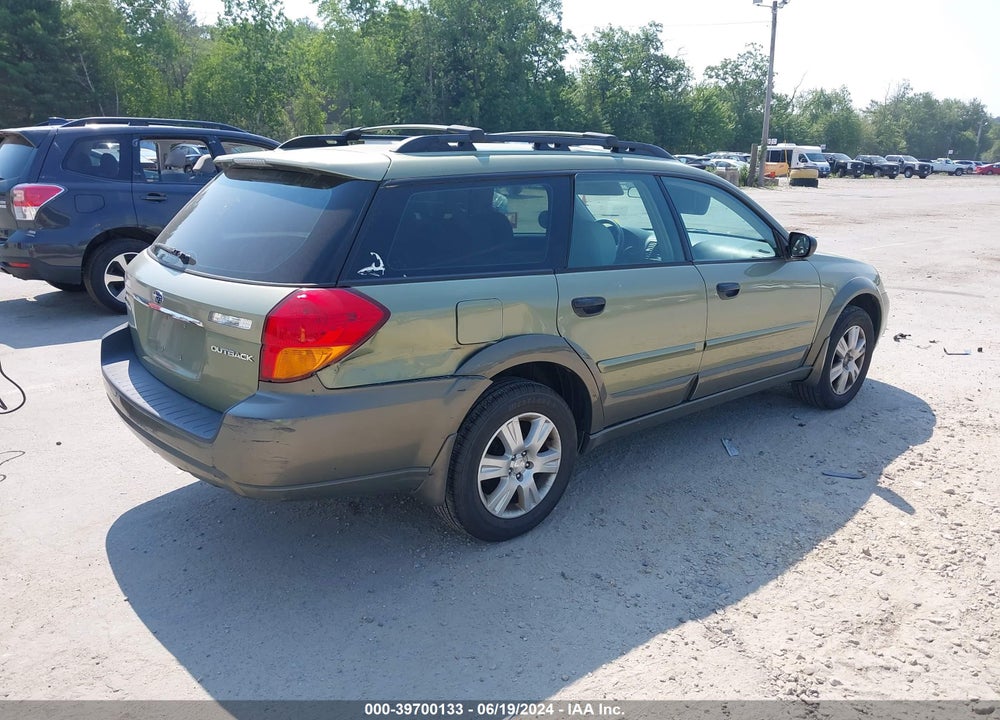 2005 SUBARU OUTBACK 2.5I VIN: 4S4BP61C957331945